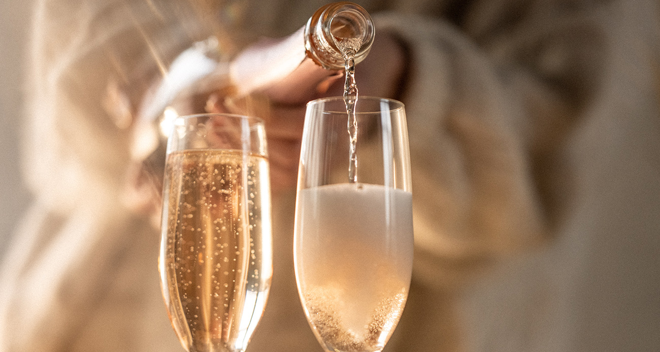 Festive Fizz Sparkling Wine at Christmas